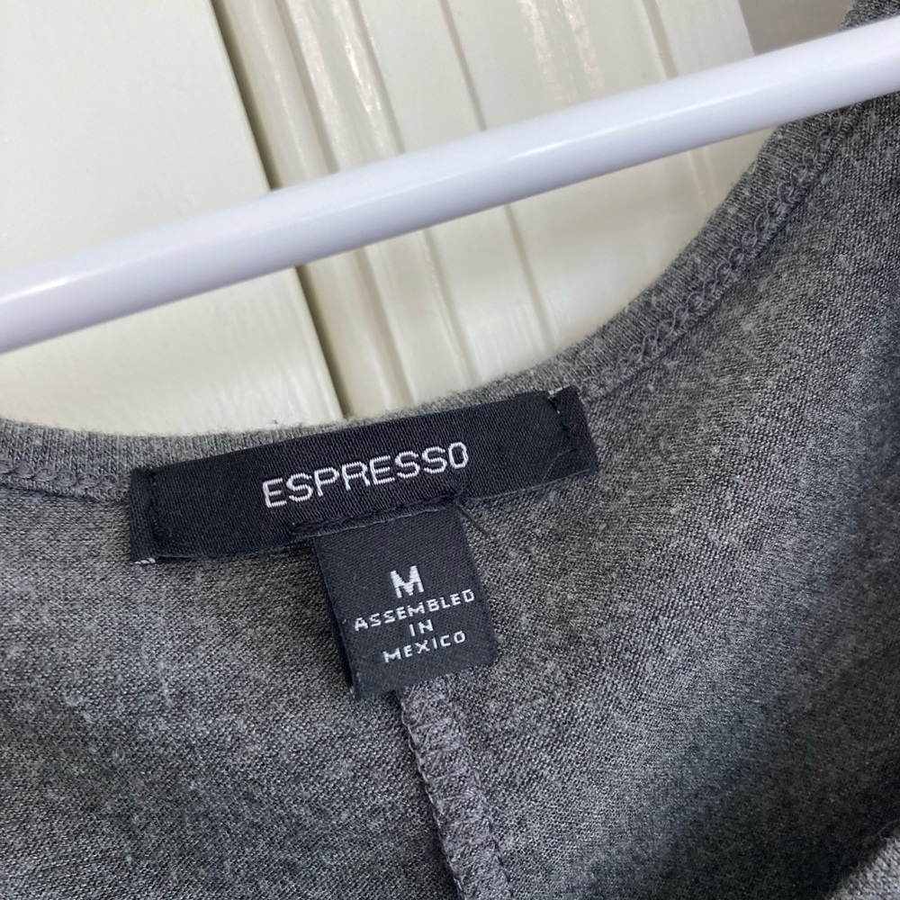 Espresso Charcoal Floral Women's Tee - Picture 6 of 6